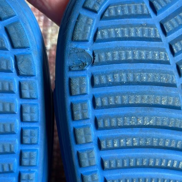 Blue Crocs Slide Sandals size M4 W6 - Picture 3 of 6